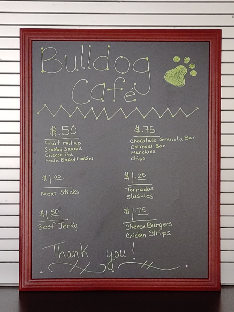 7-12 Grade Bulldog Cafe La Carte